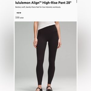 Lululemon align leggings